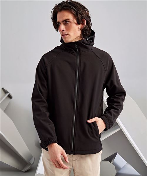 Hooded 2layer softshell jacket TS009 Clothesline Direct