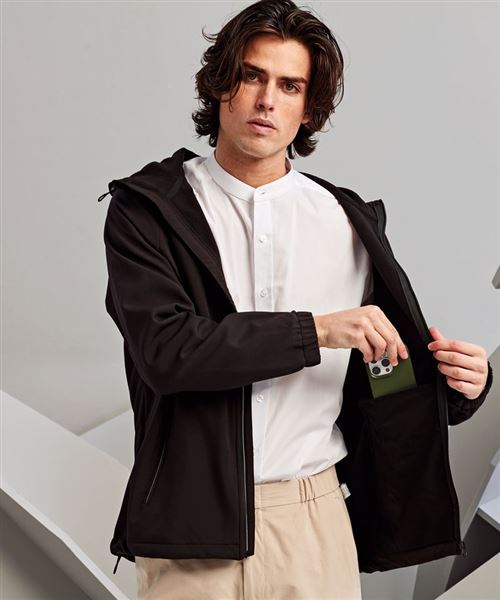 Hooded 2layer softshell jacket TS009 Clothesline Direct