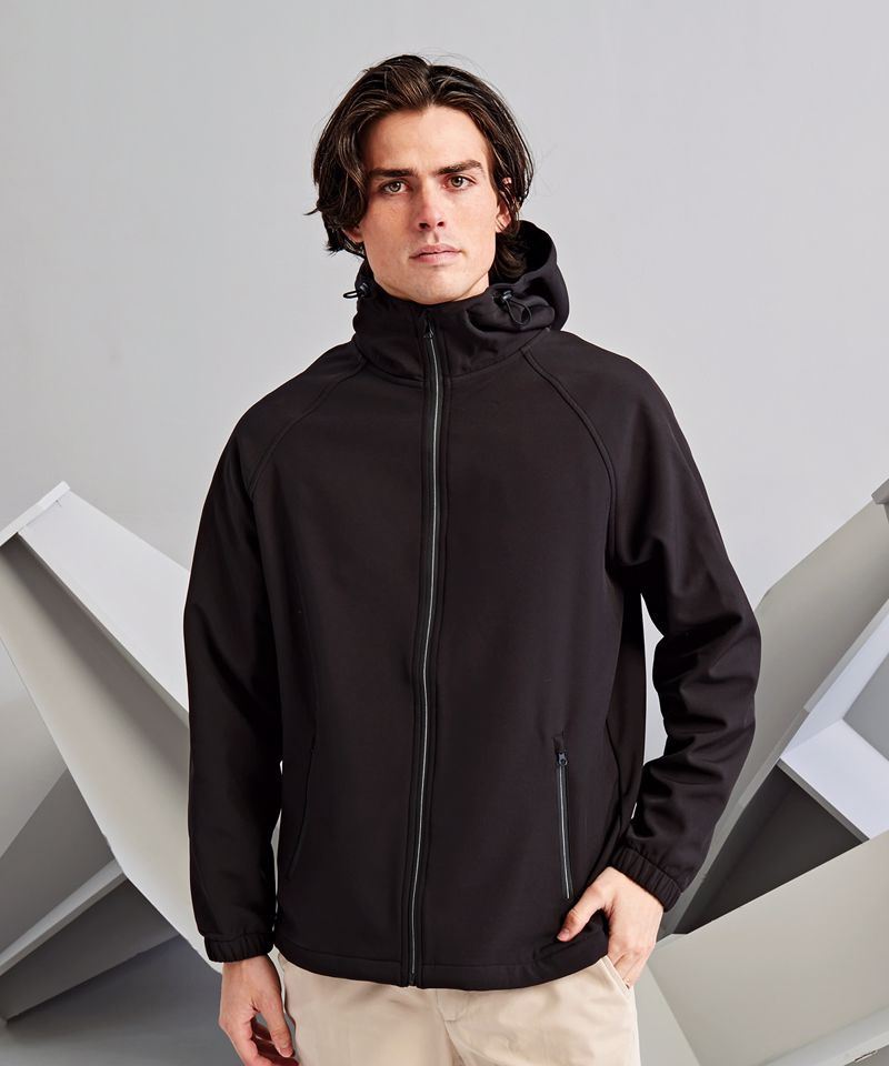 Hooded 2layer softshell jacket TS009 Clothesline Direct